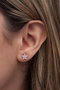Heliophilia Silver Pendiente de Plata 925 con Baño de Oro Rosa y Circón